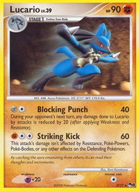 Lucario - POP Series 8 (POP) #002/017 - Rare Pokémon Trading Card