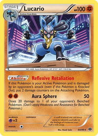 Lucario - Next Destinies (NXD) #64/99 - Holo Rare Pokémon Trading Card