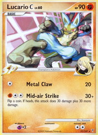 Lucario C - Supreme Victors (SV) #31 - Rare Pokémon Trading Card