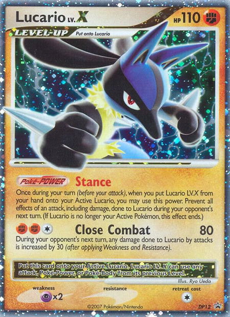 Lucario LV.X - DP12 - Diamond and Pearl Promos Pokémon trading card