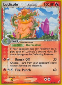 Ludicolo (Delta Species) - Crystal Guardians (CG) #6/100 - Holo Rare Pokémon Trading Card