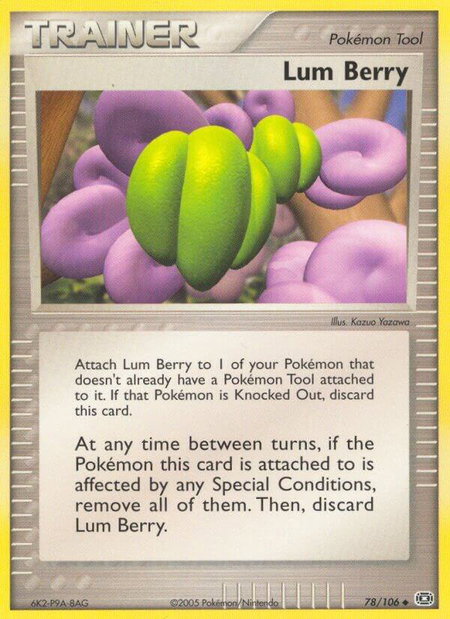 Lum Berry - Emerald Pokémon trading card