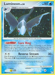 Lumineon - Mysterious Treasures (MT) #11/123 - Holo Rare Pokémon Trading Card