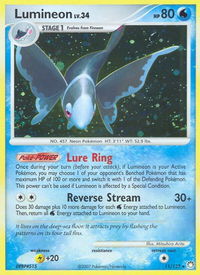 Lumineon - Mysterious Treasures (MT) #11/123 - Holo Rare Pokémon Trading Card