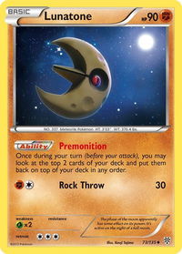 Lunatone - Plasma Storm (PLS) #73/135 - Uncommon Pokémon Trading Card