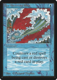 Blue Elemental Blast - Beta Edition (LEB) #50 - Common Magic: The Gathering Trading Card