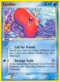 Luvdisc - Emerald (EM) #53/106 - Common Pokémon Trading Card