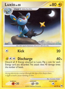 Luxio - Arceus (AR) #43/99 - Uncommon Pokémon Trading Card
