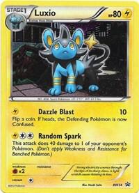 Luxio - BW34 (Cosmos Holo) - Black and White Promos Pokémon trading card