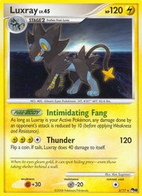 Luxray - POP Series 8 (POP) #003/017 - Rare Pokémon Trading Card
