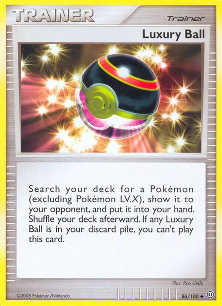 Luxury Ball - Stormfront Pokémon trading card
