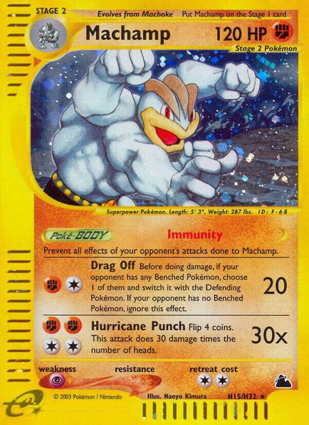 Machamp (H15) - Skyridge Pokémon trading card