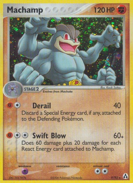 Machamp - Legend Maker Pokémon trading card