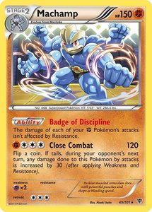 Machamp (49) - Plasma Blast (PLB) #49/101 - Holo Rare Pokémon Trading Card