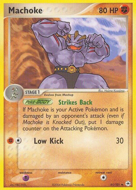 Machoke - Hidden Legends Pokémon trading card