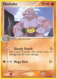 Machoke - Power Keepers (PK) #33/108 - Uncommon Pokémon Trading Card
