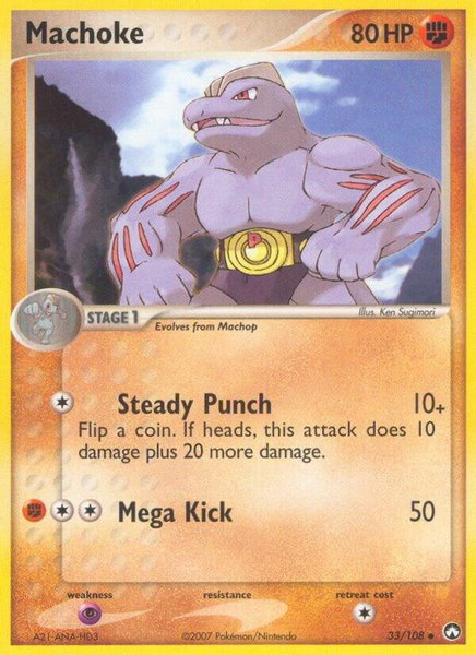 Machoke - Power Keepers Pokémon trading card