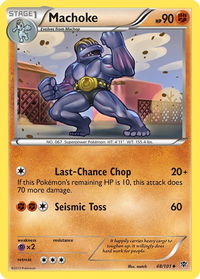 Machoke - Plasma Blast (PLB) #48/101 - Uncommon Pokémon Trading Card