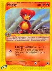 Magby (52) - Expedition (EX) #052/165 - Rare Pokémon Trading Card