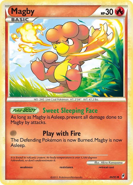 Magby - Call of Legends Pokémon trading card