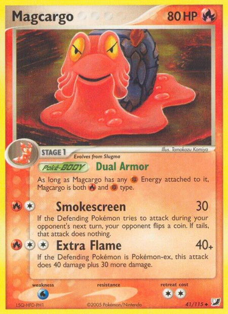 Magcargo - Unseen Forces Pokémon trading card