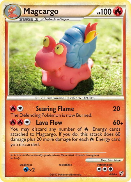 Magcargo - Undaunted Pokémon trading card