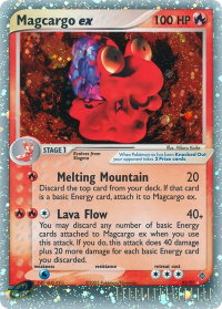 Magcargo ex - Dragon (DR) #95/97 - Ultra Rare Pokémon Trading Card