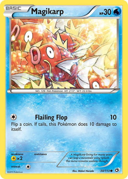 Magikarp trading card from Legendary Treasures Magikarp - Legendary Treasures Pokémon trading card