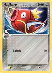 Magikarp (Delta Species) trading card from Holon Phantoms Magikarp (Delta Species) - Holon Phantoms Pokémon trading card