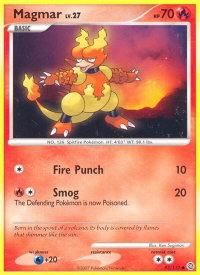 Magmar - Secret Wonders (SW) #93/132 - Common Pokémon Trading Card