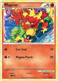 Magmar - Unleashed (UL) #52/95 - Common Pokémon Trading Card