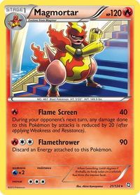Magmortar - Dragons Exalted (DRX) #21/124 - Rare Pokémon Trading Card