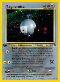Magnemite (7) - Neo Discovery (N2) #07/75 - Holo Rare Pokémon Trading Card