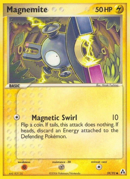 Magnemite - Legend Maker Pokémon trading card
