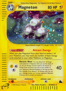 Magneton (H18) - Skyridge (SK) #H18/H32 - Holo Rare Pokémon Trading Card