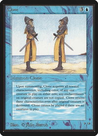 Clone - Beta Edition (LEB) #52 - Uncommon Magic: The Gathering Trading Card