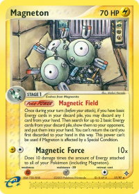 Magneton - 17/97 - Dragon (DR) #17/97 - Rare Pokémon Trading Card