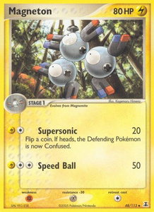 Magneton - Delta Species (DS) #48/113 - Uncommon Pokémon Trading Card