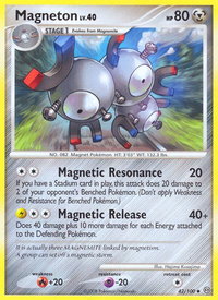 Magneton (42) - Stormfront (SF) #42/100 - Uncommon Pokémon Trading Card