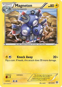 Magneton (45) - Plasma Storm (PLS) #45/135 - Uncommon Pokémon Trading Card