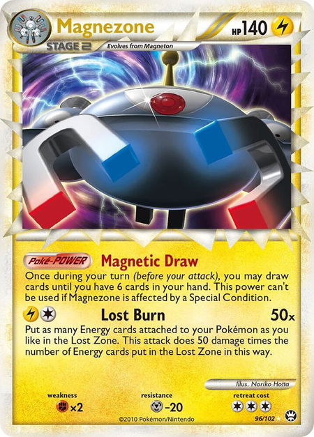 Magnezone (Prime) trading card from Triumphant Magnezone (Prime) - Triumphant Pokémon trading card