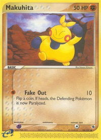Makuhita - 58/109 - Ruby and Sapphire (RS) #58/109 - Common Pokémon Trading Card