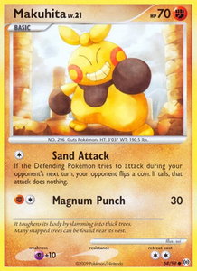 Makuhita - Arceus (AR) #68/99 - Common Pokémon Trading Card