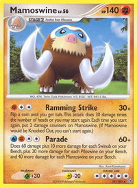 Mamoswine - Stormfront (SF) #21/100 - Rare Pokémon Trading Card