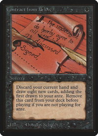 Contract from Below - Beta Edition (LEB) #97 - Rare Magic: The Gathering Trading Card