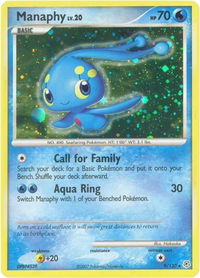 Manaphy - Diamond and Pearl (DP) #9/130 - Holo Rare Pokémon Trading Card