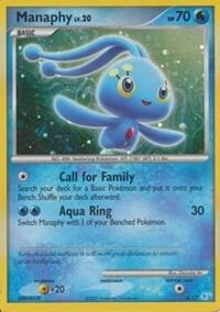 Manaphy - DP Trainer Kit: Manaphy & Lucario (PR) #4/12 - Common Pokémon Trading Card