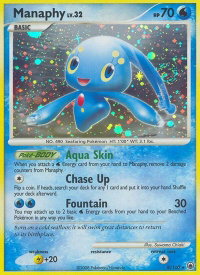 Manaphy - Majestic Dawn (MD) #8/100 - Holo Rare Pokémon Trading Card