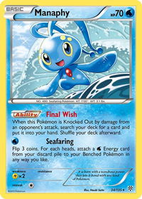 Manaphy - Plasma Storm (PLS) #34/135 - Holo Rare Pokémon Trading Card