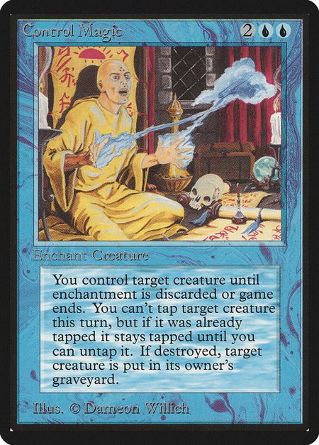 Control Magic - Beta Edition Magic: The Gathering trading card
